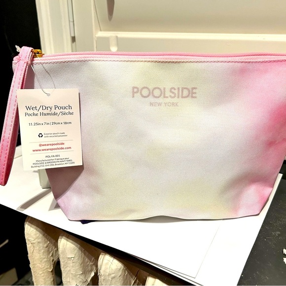 💦 Cool and Stylish Poolside Water Resistant Pouch for Everything You Need - New - Picture 1 of 14